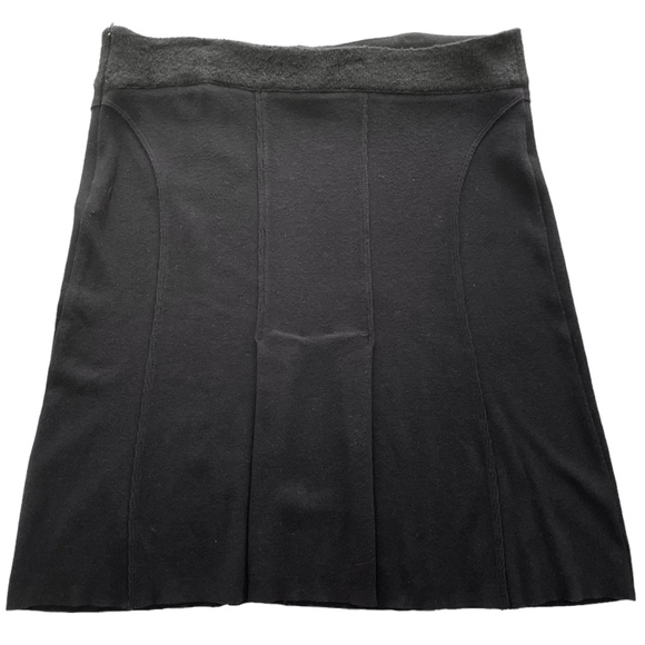 CAbi Sweater Knit A-Line Skirt Dessert Style 170 Licorice Black Size Medium - Picture 11 of 16